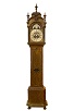 A fine Dutch burr walnut longcase clock, Gerrit Kramer 1741